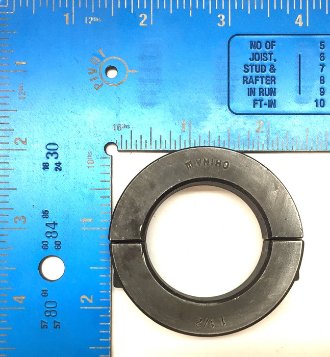 Unbranded 1-1/2" Black-Oxide 2-Piece Shaft Collar [Lot of 3] NOS