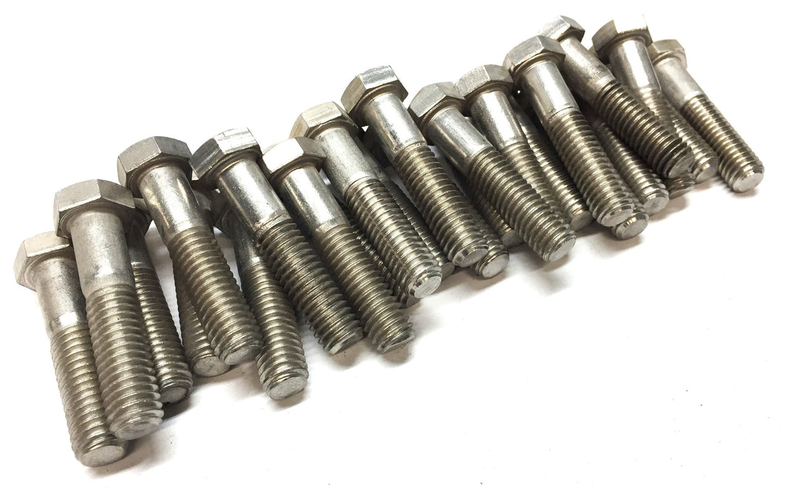 Unbranded 3/8"-16x1-3/4" Hex Steel Bolt Screw [Lot of 24] NOS