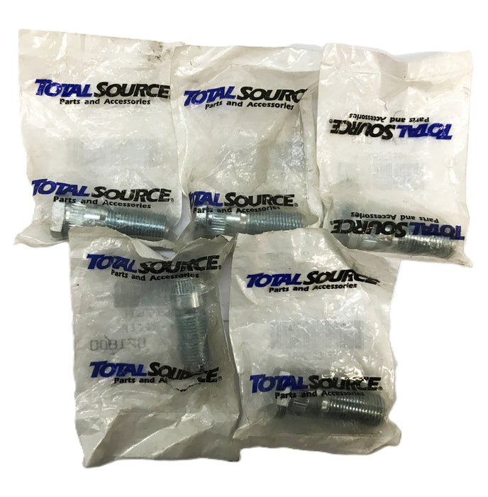 Total Source Forklift Wheel Stud YT505972584 [Lot of 5] NOS