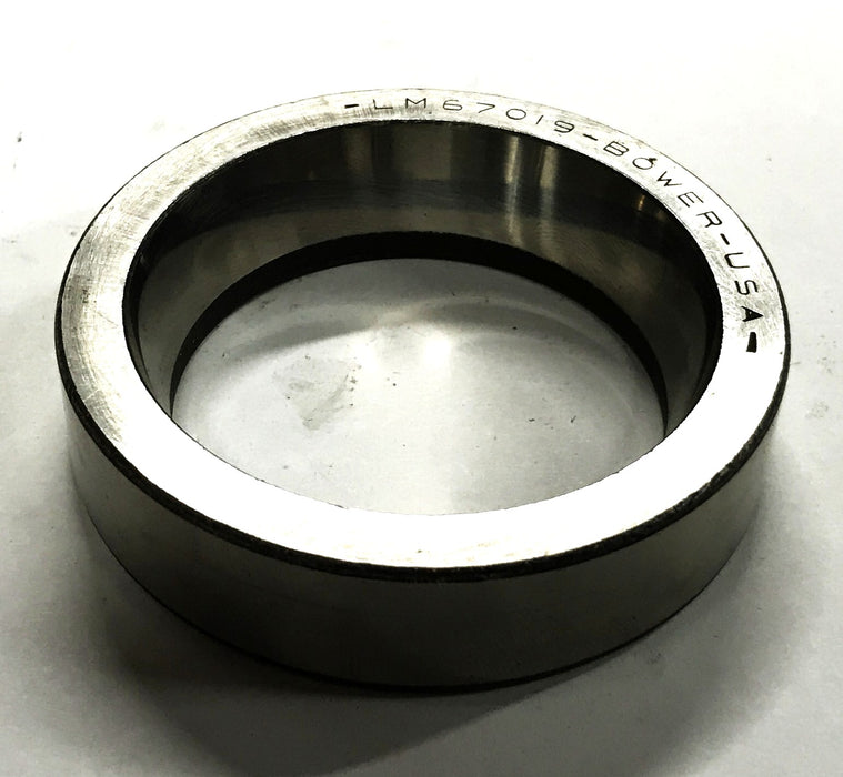 Bower Tapered Roller Bearing Cup (No Box) LM67019 [Lot of 2] NOS
