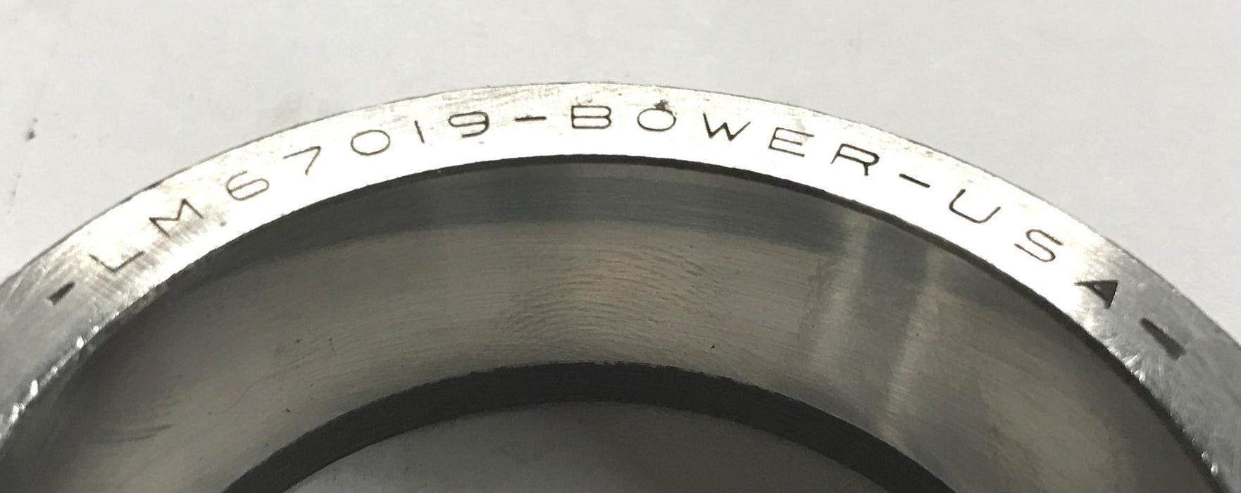 Bower Tapered Roller Bearing Cup (No Box) LM67019 [Lot of 2] NOS