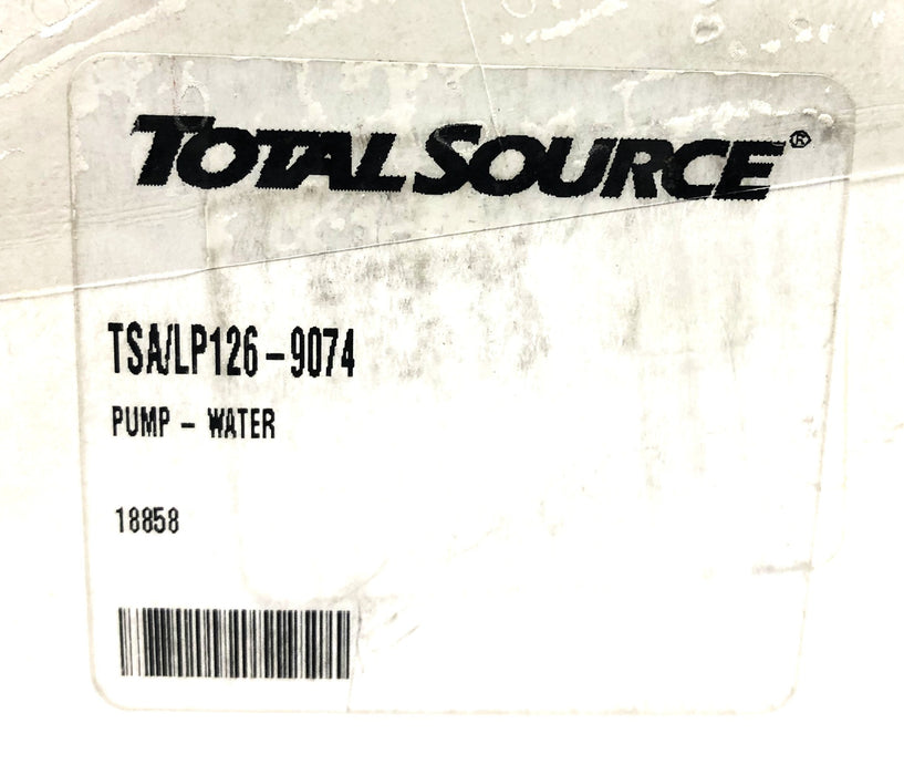 Total Source Forklift Water Pump LP126-9074 NOS