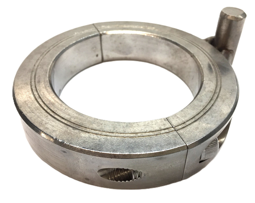 Unbranded 2-3/4" 2-Piece Set Screw Steel Shaft Collar NOS