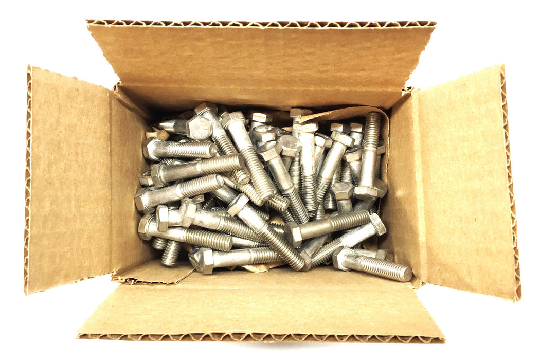 Unbranded 3/8"-16x2" Hex Steel Bolt Screw [Lot of 55] NOS
