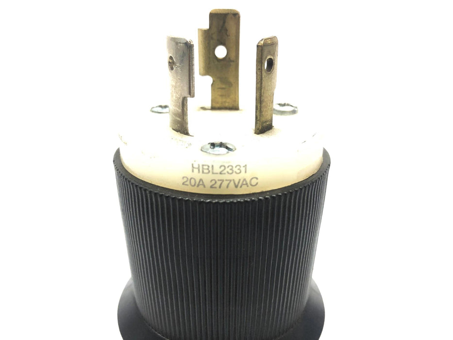 Hubbell 20A 277 VAC Twist Locking Plug HBL2331 [Lot of 2] NOS