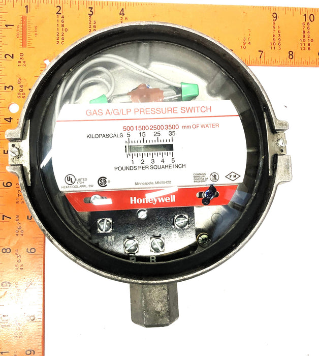 Honeywell Gas A/G/LP Pressure Switch C437F-1052 NOS