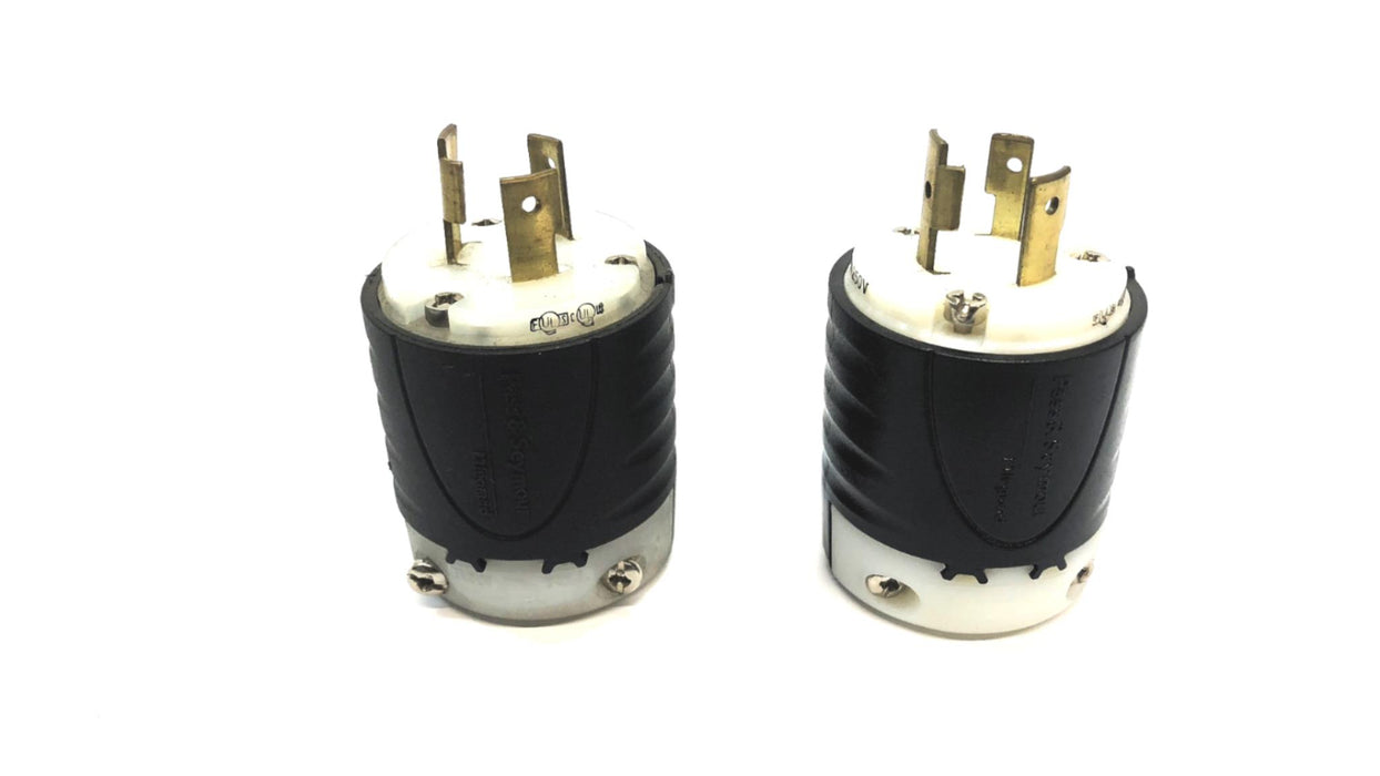 Pass & Seymour 20A 250 VAC Twist Locking Plug L620P [Lot of 2] NOS