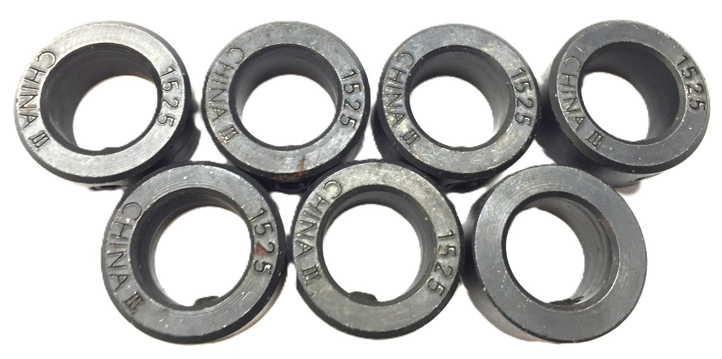 Unbranded .58"/15mm Set Screw Black Oxide Shaft Collar [Lot of 7] NOS