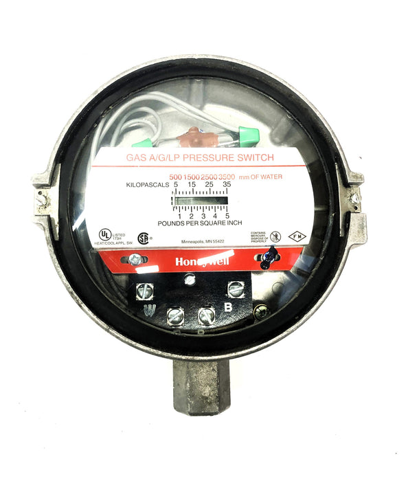 Honeywell Gas A/G/LP Pressure Switch C437F-1052 NOS