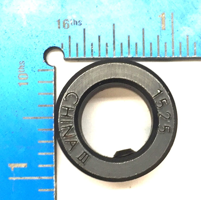 Unbranded .58"/15mm Set Screw Black Oxide Shaft Collar [Lot of 7] NOS