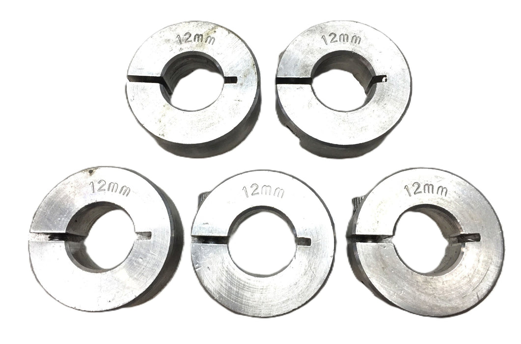 Unbranded 12mm Single-Split Shaft Collar [Lot of 5] NOS