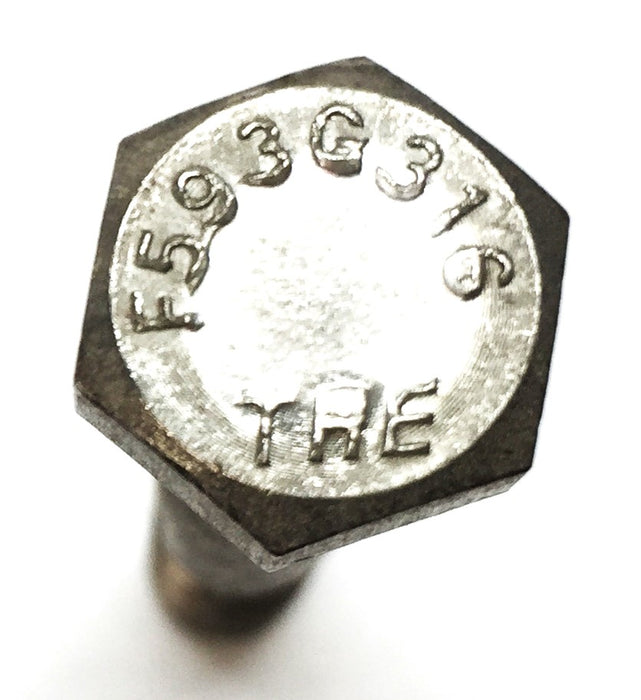 THE 3/8"-16 X 2-3/4" Hex Steel Bolt Screw F593C1/F593G316 [Lot of 18] NOS