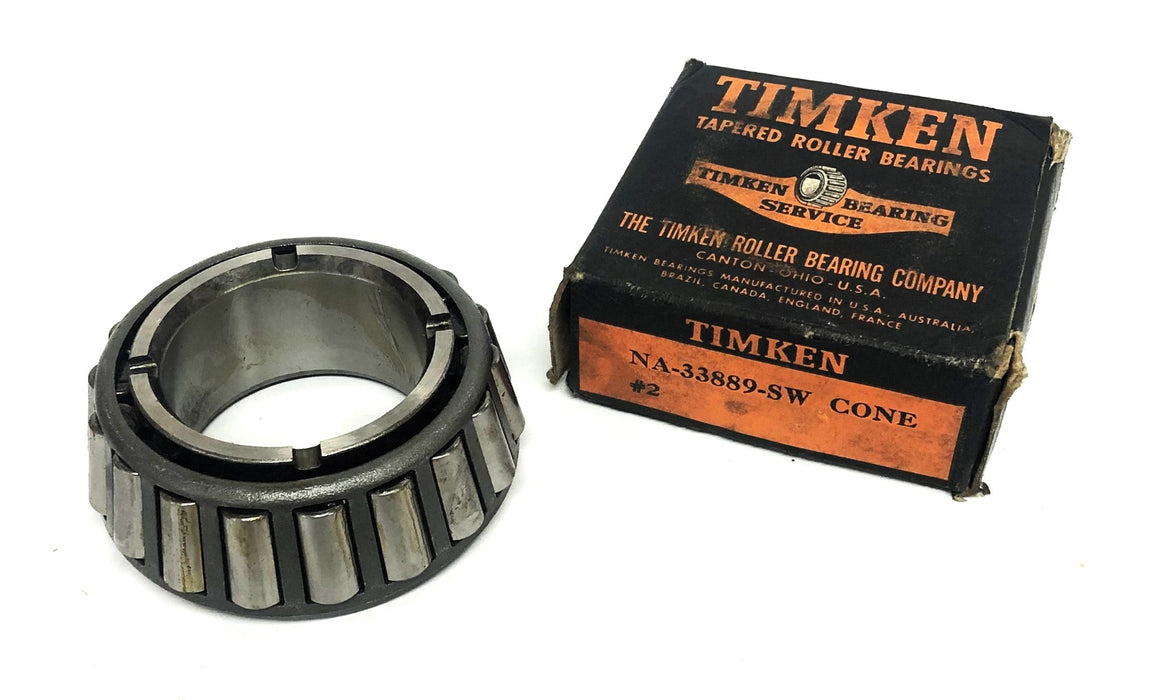 Timken Tapered Roller Bearing Cone NA-33889-SW (NA-33889-SW-2) NOS