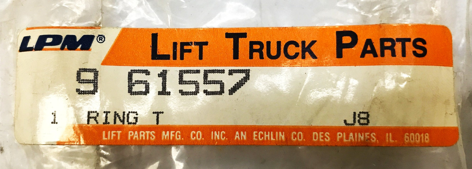 LPM Forklift Piston Seal Ring 009-61557 NOS