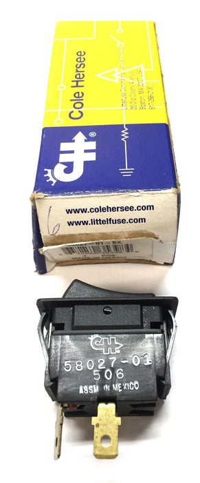 Cole Hersee Rocker Switch 58027-01 NOS