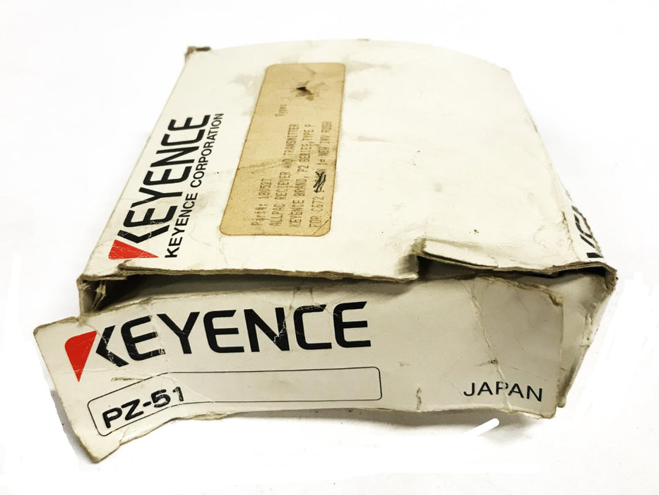 Keyence PZ Series Photelectric Sensor PZ-51T [Lot of 2] USED
