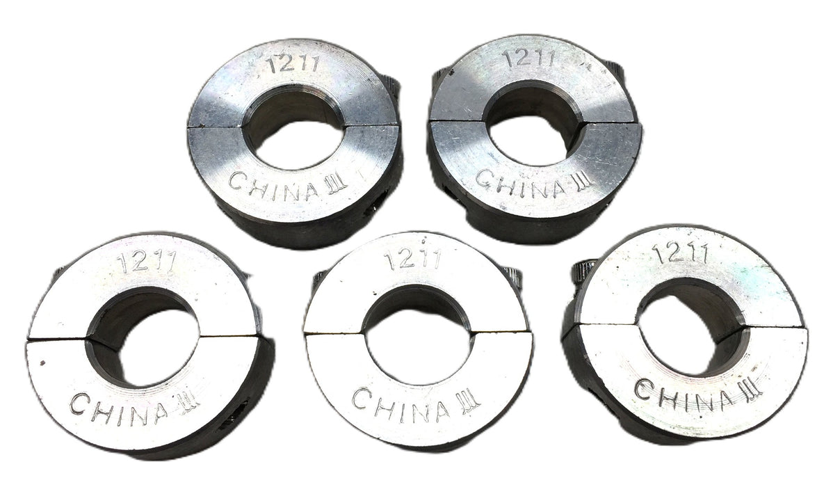 Unbranded 11mm Double-Split Steel Shaft Collar 1211 [Lot of 5] NOS