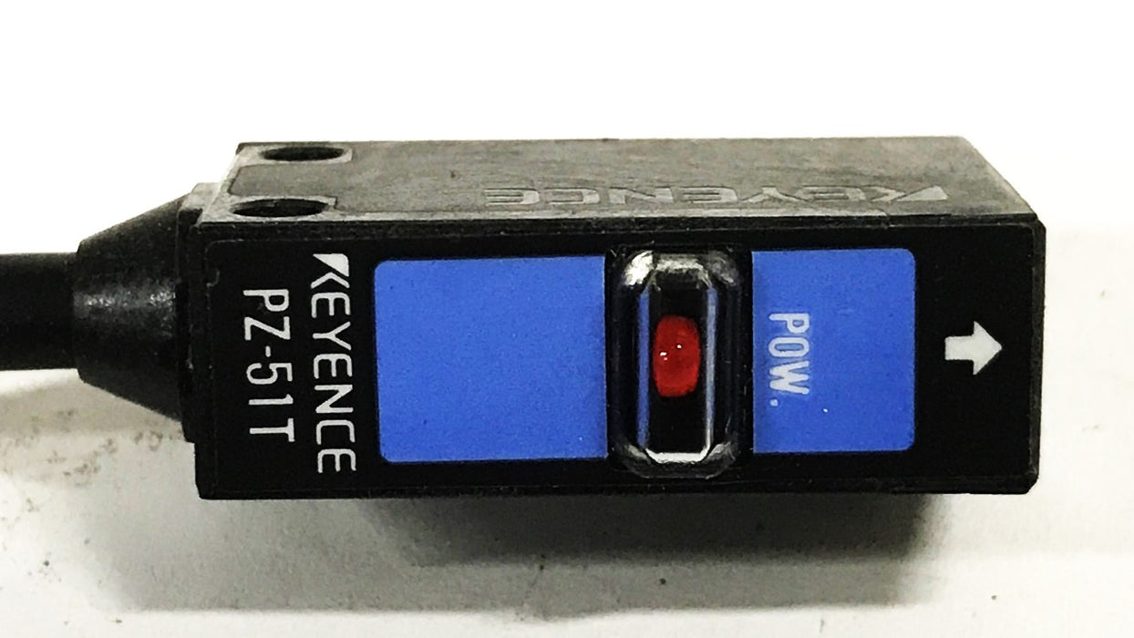 Keyence PZ Series Photelectric Sensor PZ-51T [Lot of 2] USED