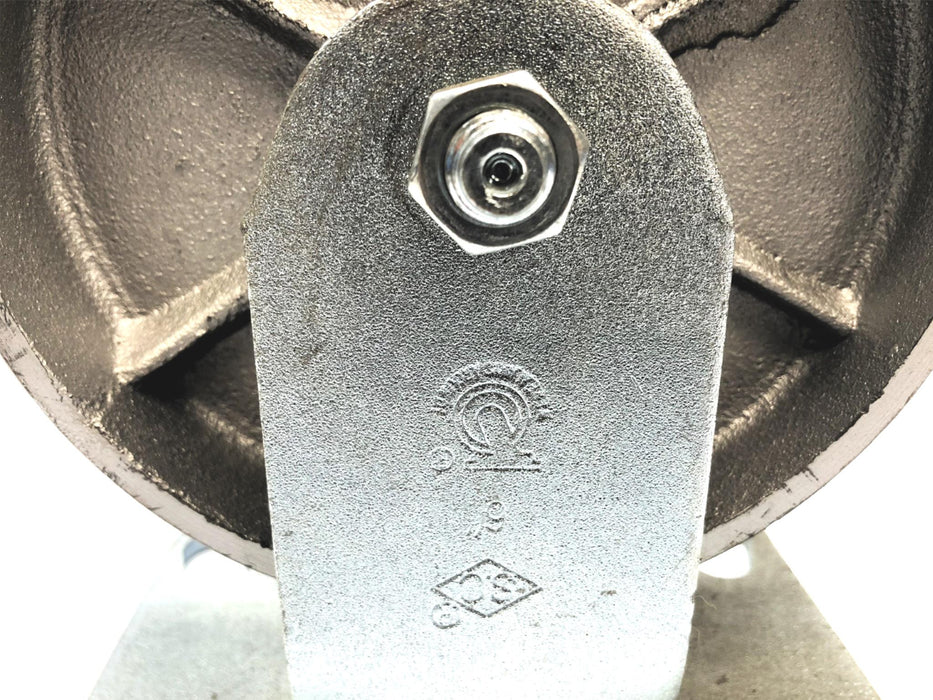 We're Always Around 6" Caster Wheel W/ 6-1/4 x 4-1/2" Plate NOS