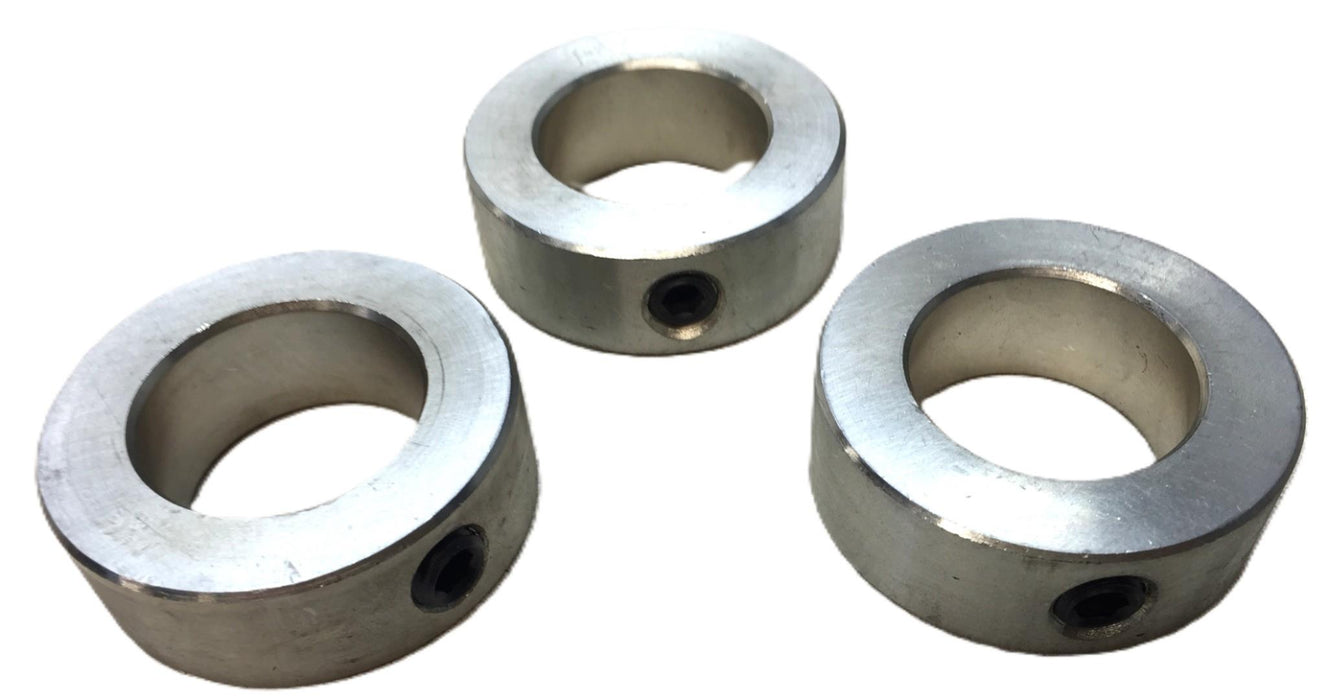 Unbranded 1-3/16" Bore Solid Steel Shaft Collar w/Set Screw [Lot of 3] NOS