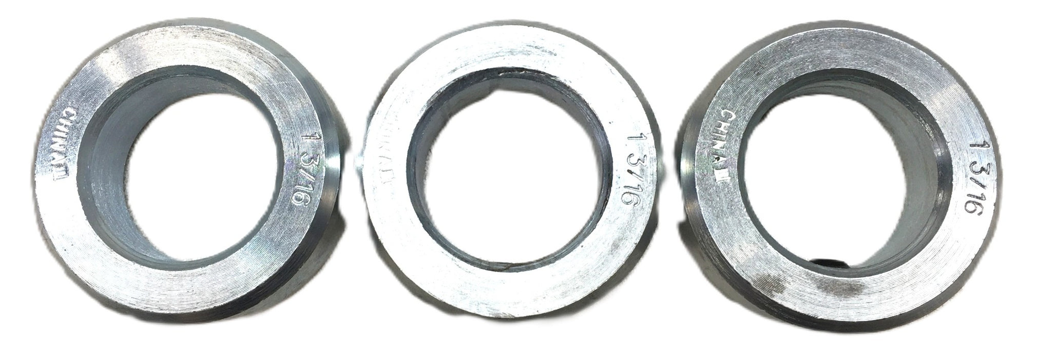 Unbranded 1-3/16" Bore Solid Zinc Plated Shaft Collar w/Set Screw [Lot of 3] NOS