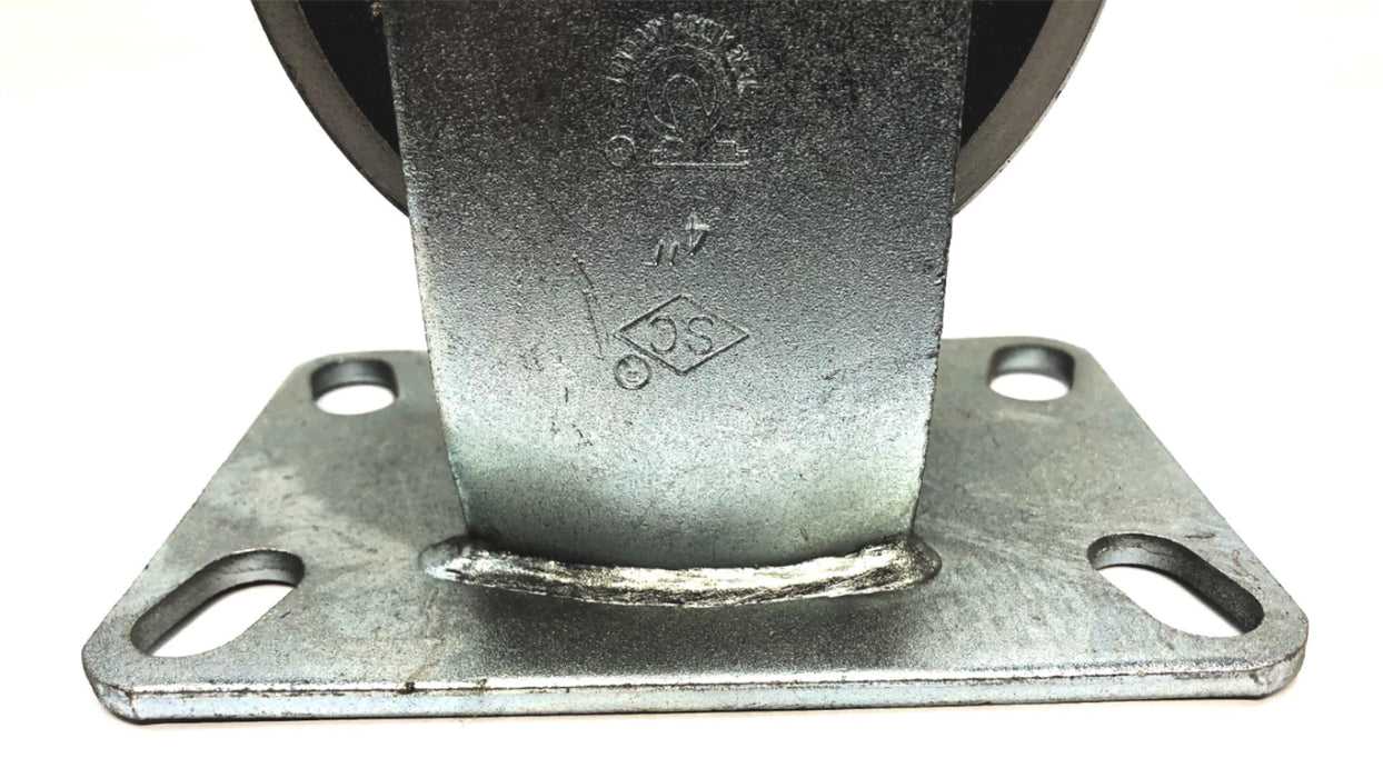 We're Always Around 4" Caster Wheel W/ 6-1/4 x 4-1/2" Plate NOS