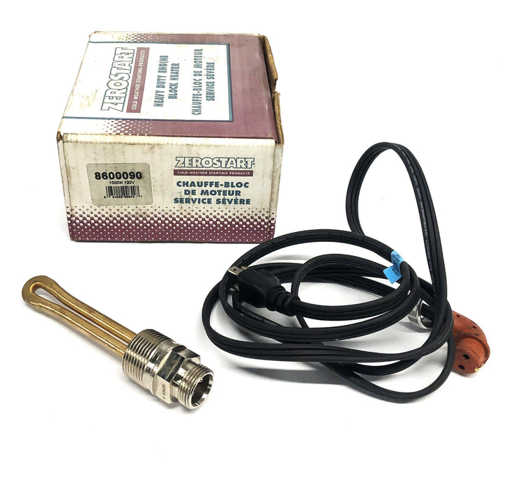 Zerostart Heavy Duty Engine Block Heater 8600090 NOS