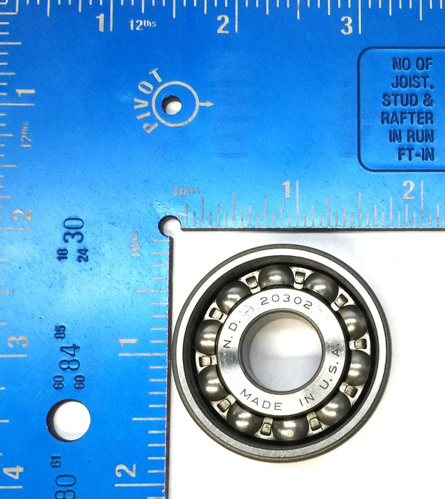N.D. Roller Ball Bearing 20302 NOS
