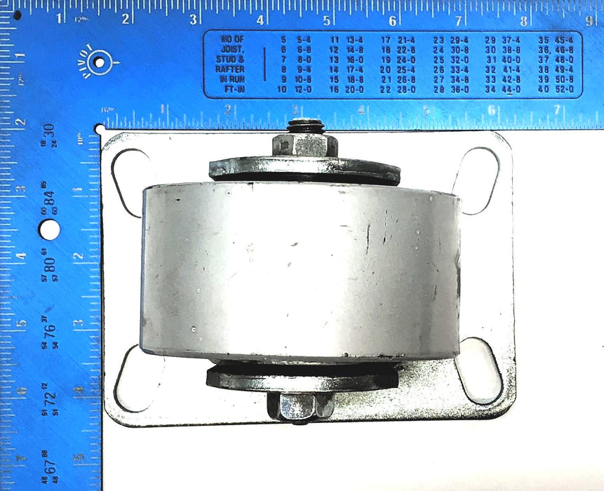 We're Always Around 4" Caster W/ 6-1/4 x 4-1/2" Plate NOS