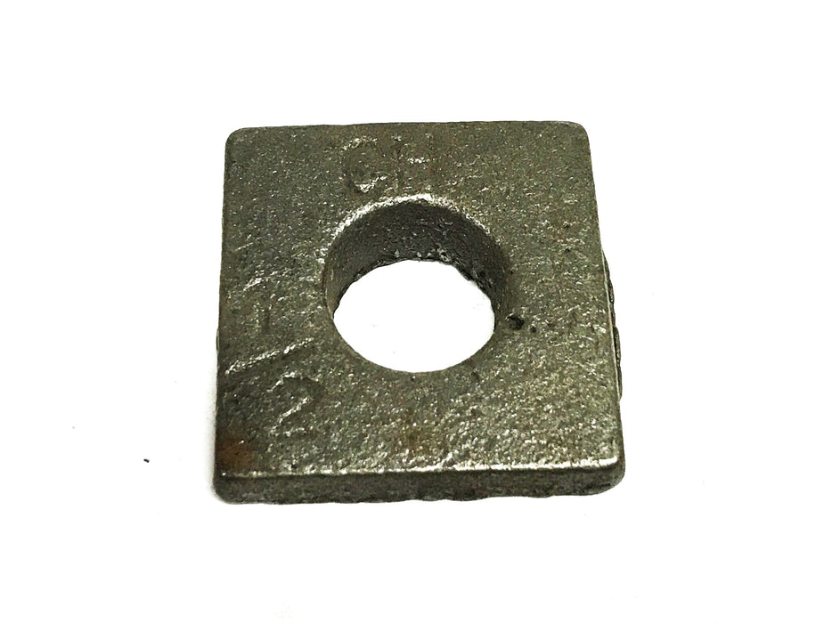 Unbranded 1/2 inch Black Malleable Steel Wedge Washers [Lot of 50] NOS