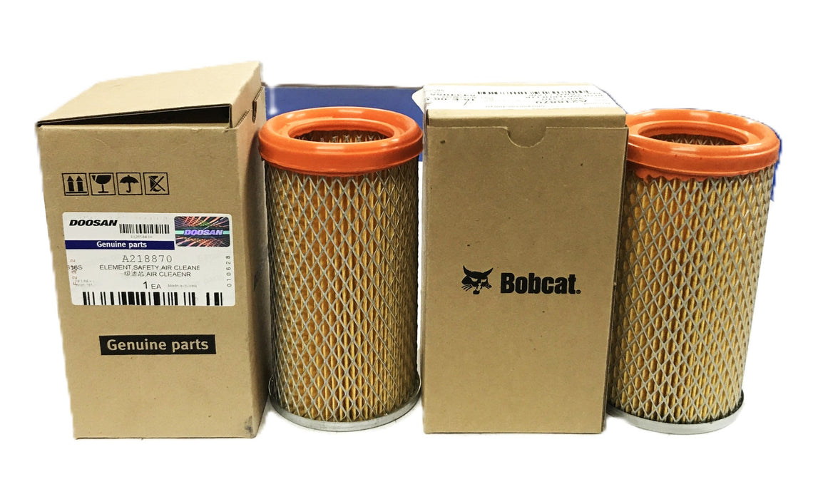 Doosan Bobcat Air Cleaner Filter A218870 [Lot of 2] NOS