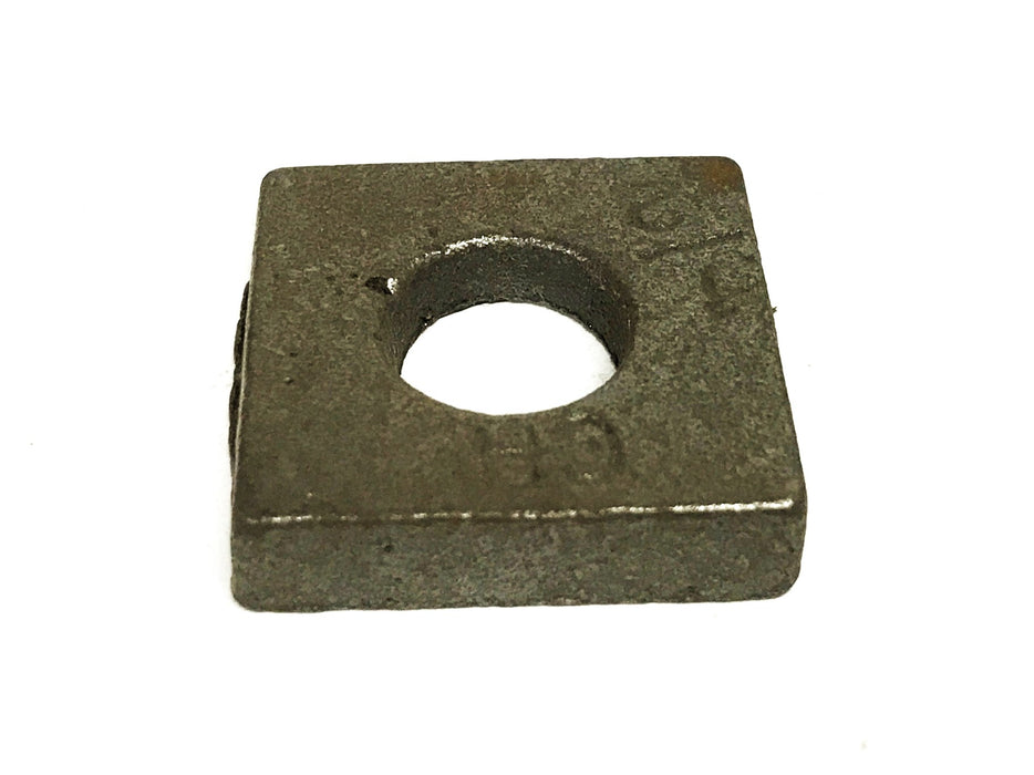 Unbranded 1/2 inch Black Malleable Steel Wedge Washers [Lot of 50] NOS