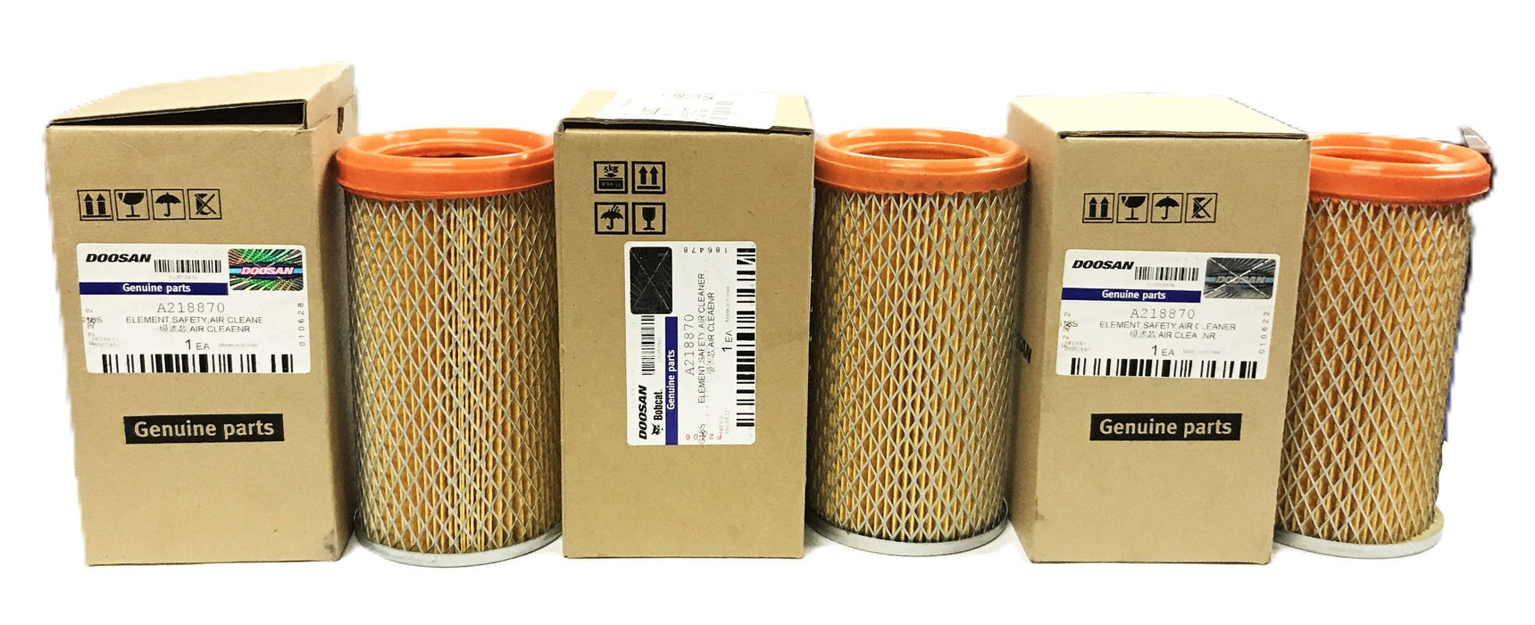 Doosan Bobcat Air Cleaner Filter A218870 [Lot of 3] NOS