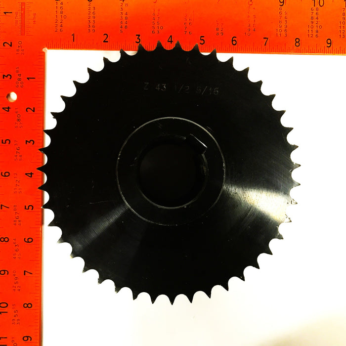 Martin Double Row Roller Chain Sprocket Z43-1/2-5/16 NOS