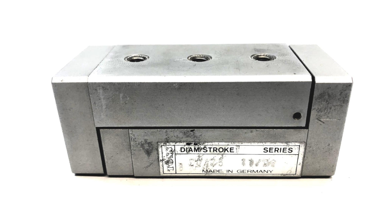 Toss Pneumatic Cylinder Diam/Stroke B20/25 USED