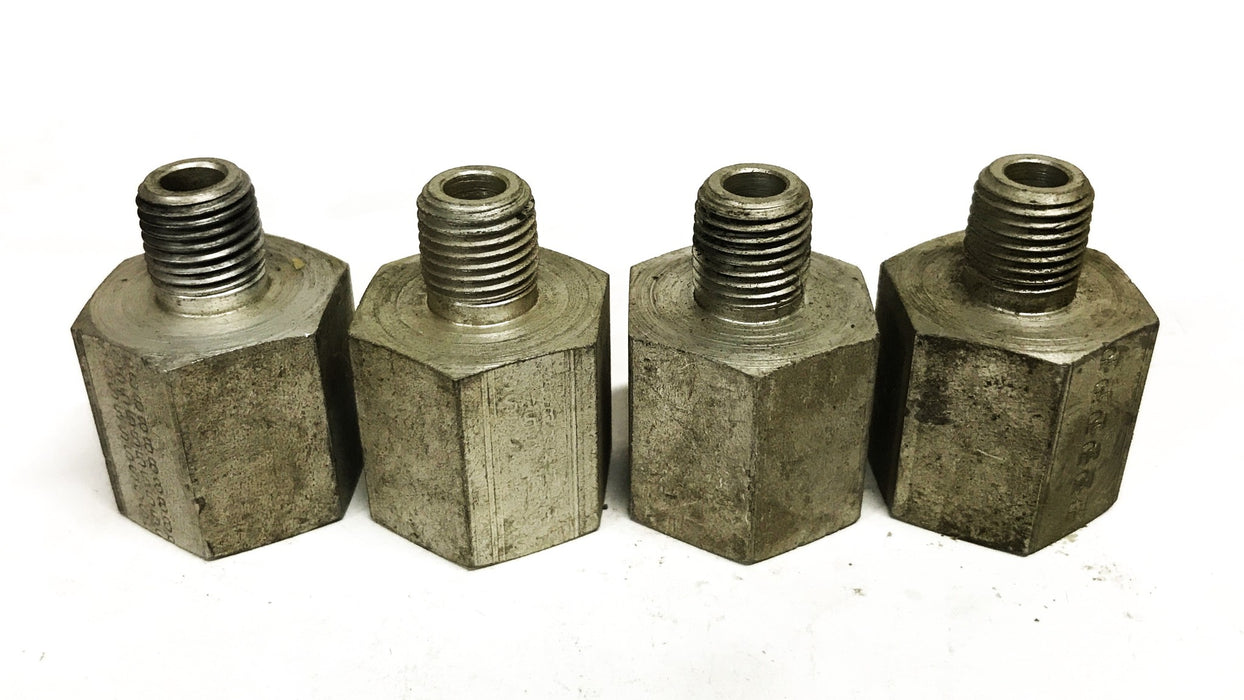 Parker Reducer/Expander Straight Pipe Fitting [Lot of 4] NOS