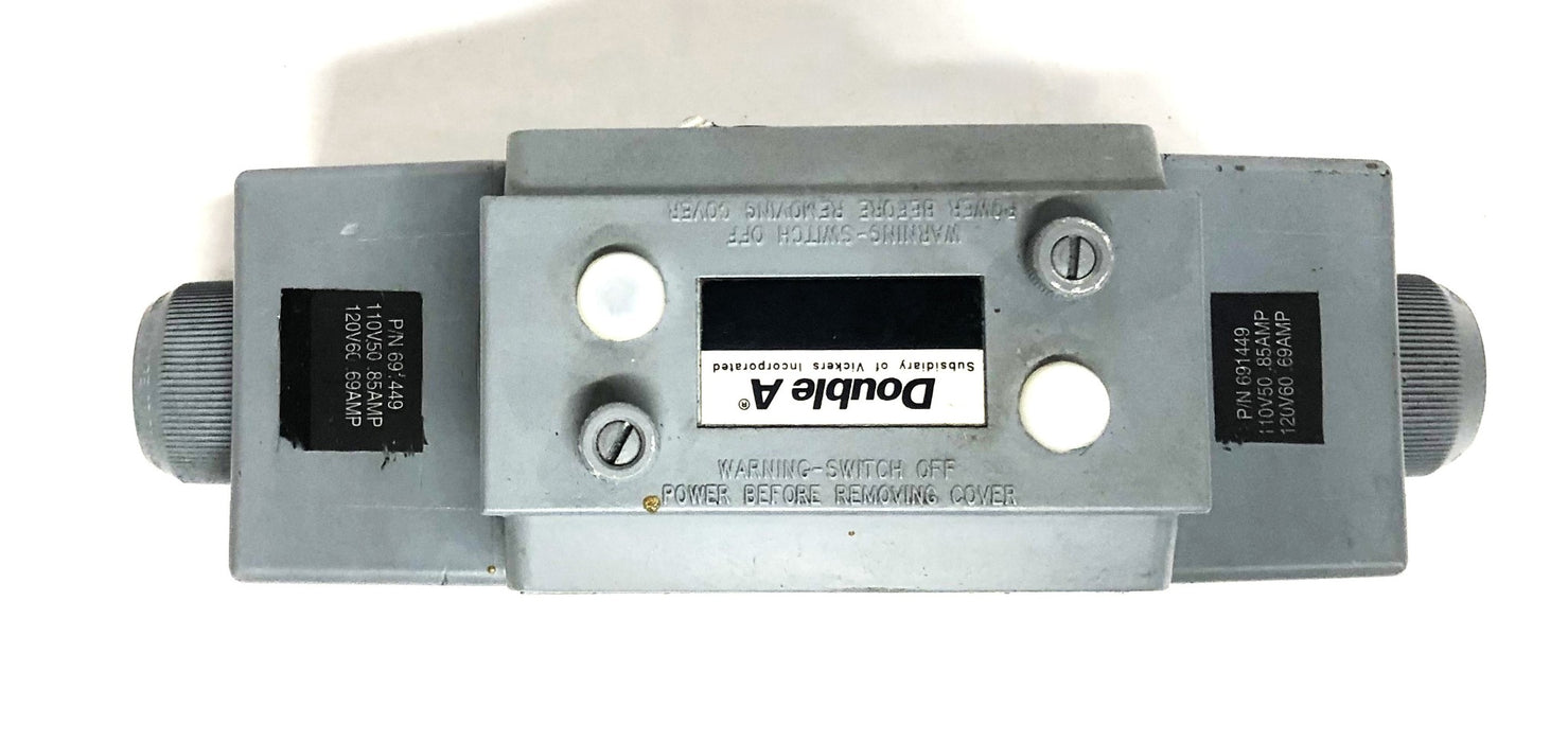 Double A 1500PSI Hydraulic Valve QM-5-C-10A3-L-TSPL REFURBISHED