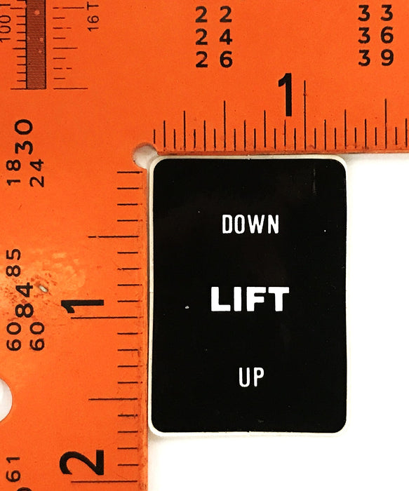 Total Source Forklift Clark Lift Decal (Down-LIFT-Up) CL1747727 [Lot of 12] NOS