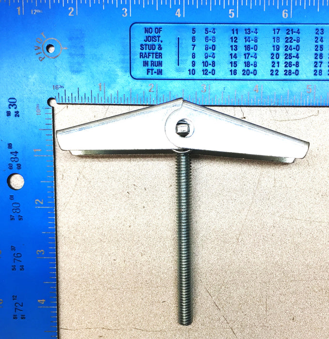 Unbranded 1/2" Toggle Nut and 4" Screw [Lot of 9] NOS