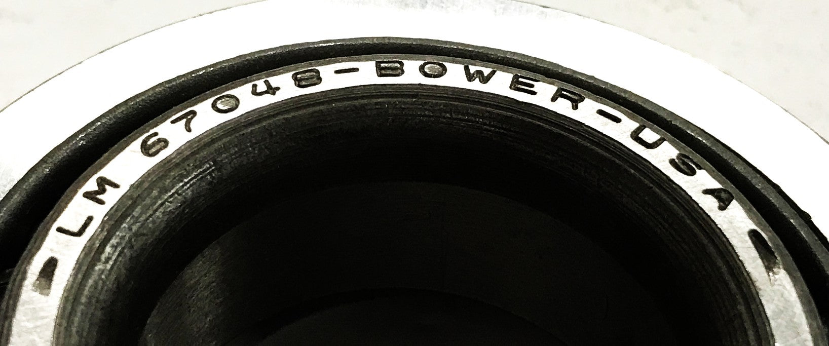 Bower Tapered Roller Bearing Cone and Cup LM67048/LM67019 NOS