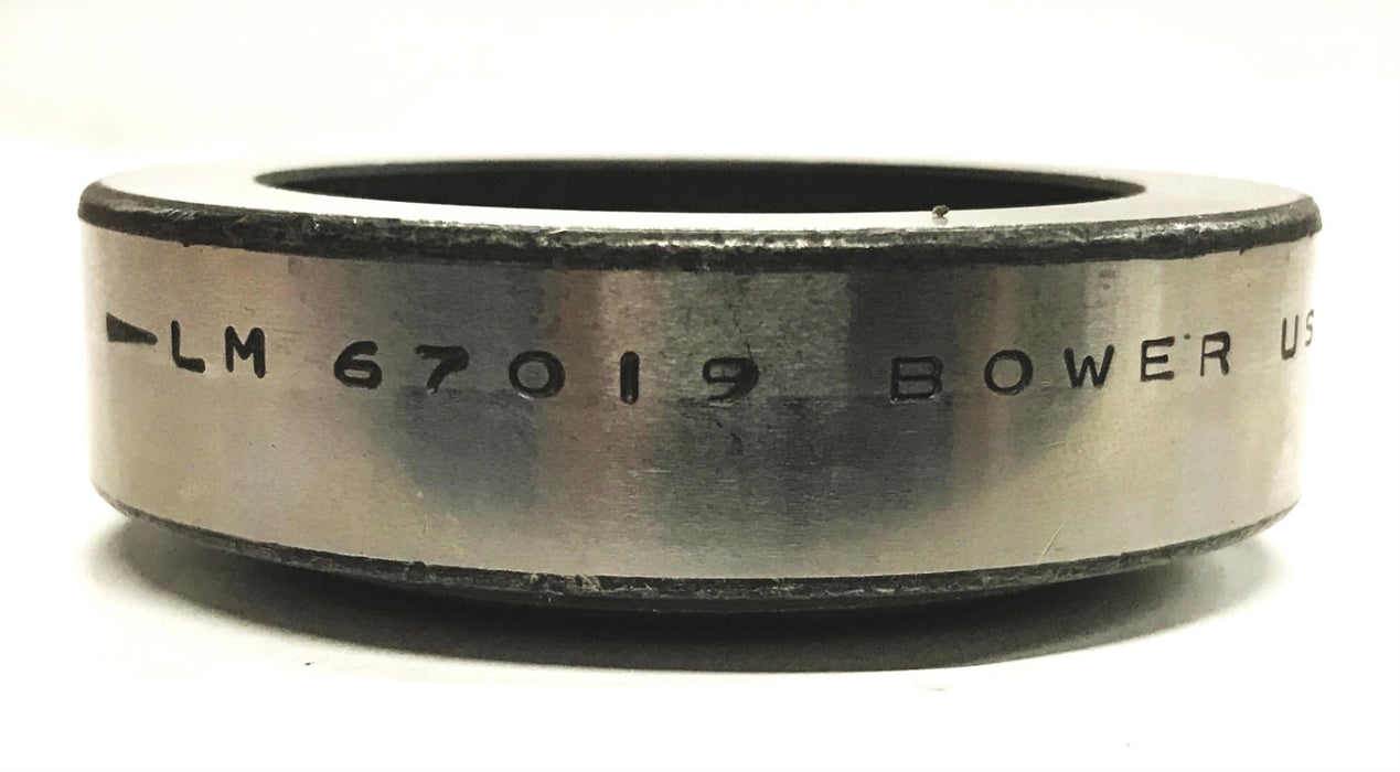 Bower Tapered Roller Bearing Cone and Cup LM67048/LM67019 NOS