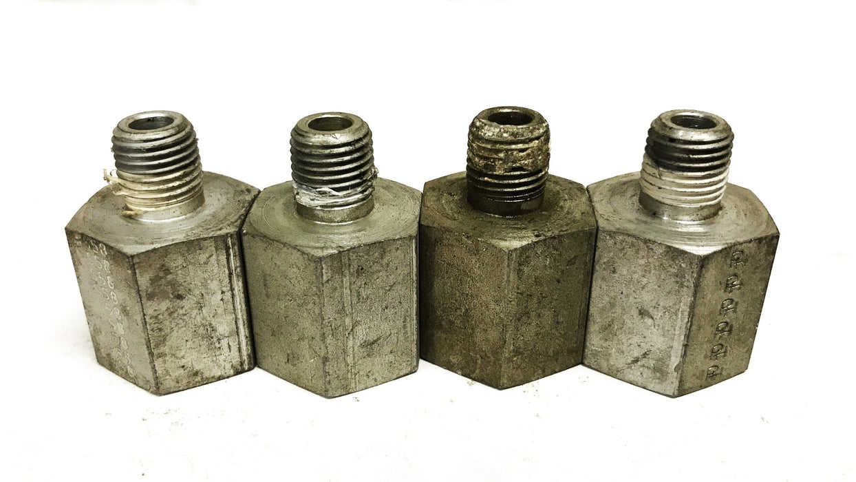 Parker Reducer/Expander Straight Pipe Fitting [Lot of 4] USED