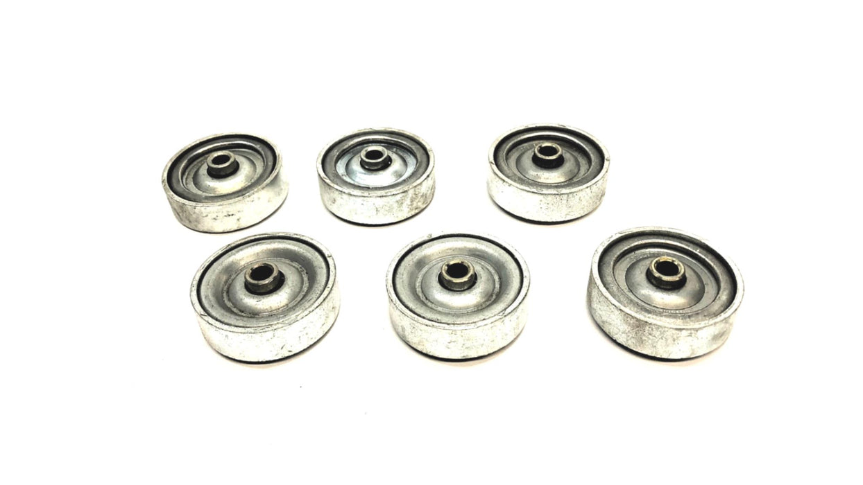 Kornylak 2-1/8" Conveyor Wheel W/ Approx .322" Bore [Lot of 6] NOS