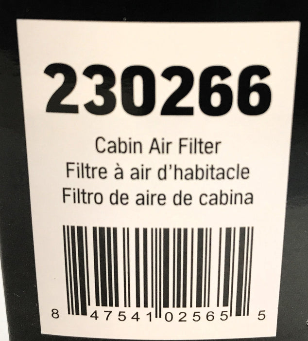 Napa Enviro Shield Air Cabin Filter 230266 NOS