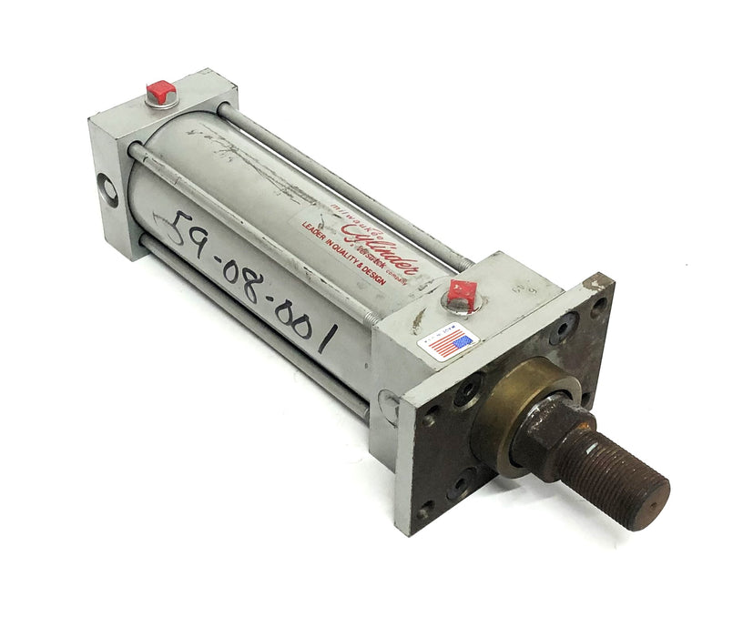 Milwaukee Cylinder 250PSI 2.50 Bore Pneumatic Cylinder A31 REM RET REFURBISHED