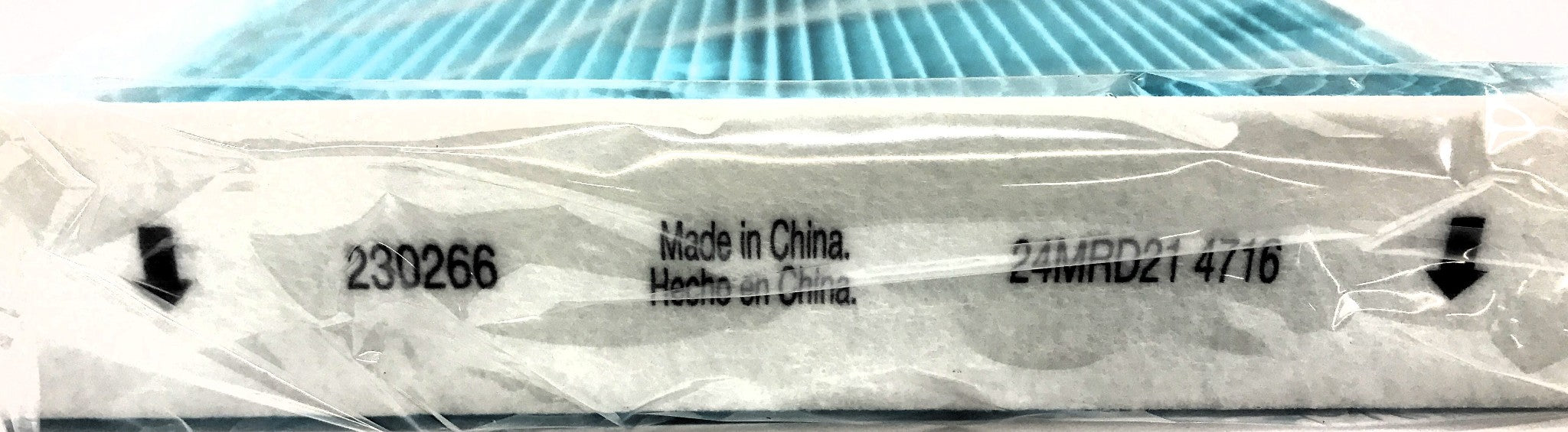 Napa Enviro Shield Air Cabin Filter 230266 NOS