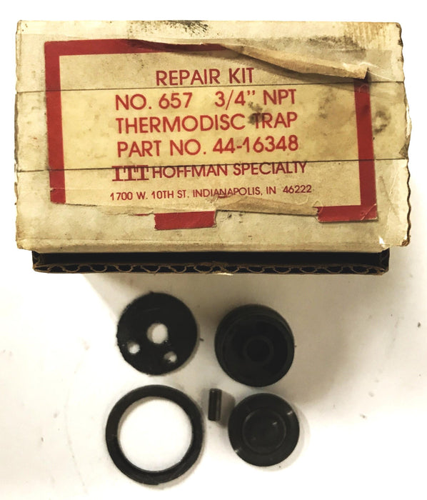 Hoffman 3/4 inch Thermodisc Trap No. 657 Repair Kit 44-16348 NOS