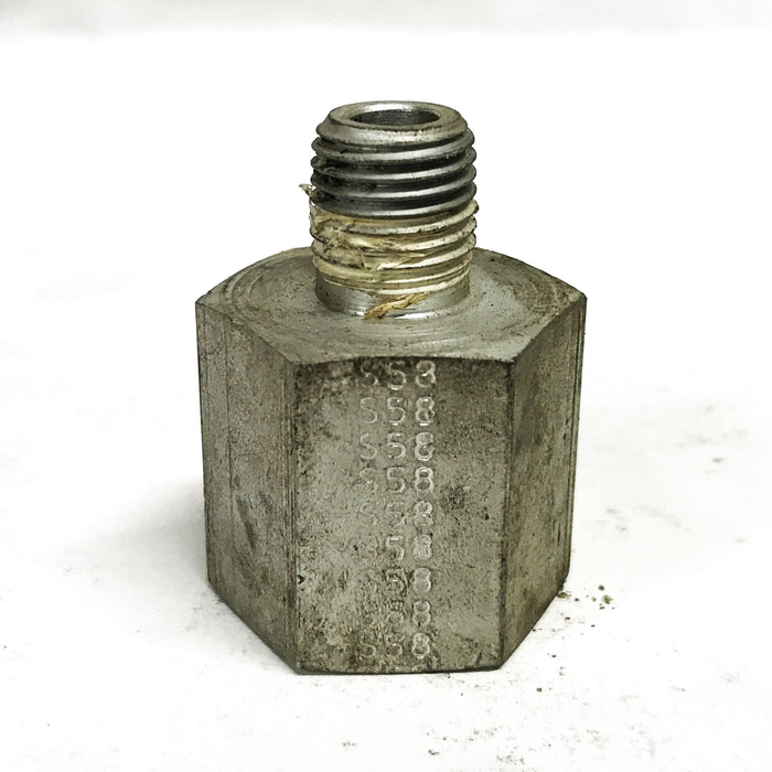 Parker Reducer/Expander Straight Pipe Fitting [Lot of 4] USED