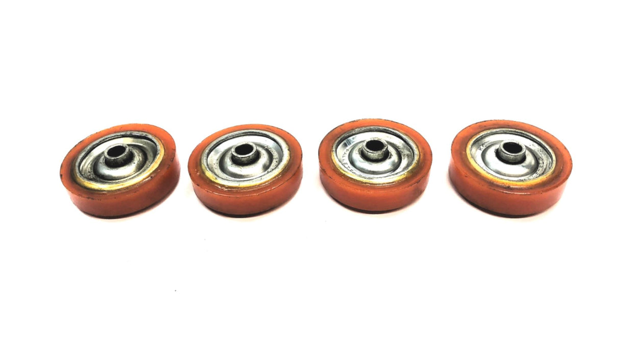 KC Palletflo Approx 2.247" Conveyor Wheel W/ Approx .321" Bore [Lot of 4] NOS