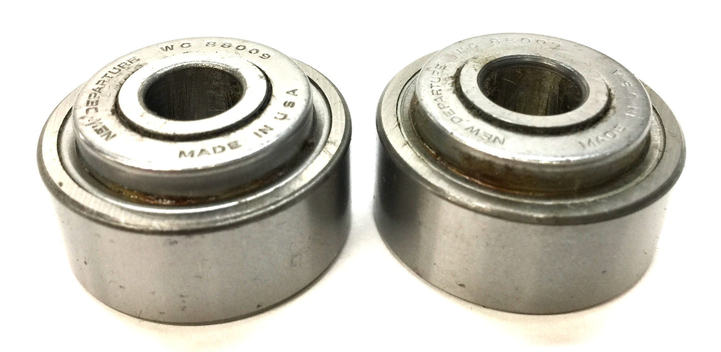 New Departure Sealed Roller Ball Bearing WC88009 [Lot of 2] NOS